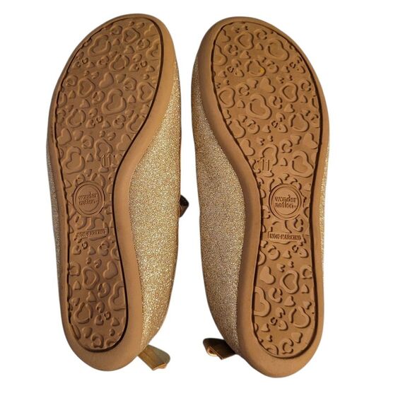 Wonder Nation Gold Dress Shoes Classic Design - Picture 6 of 8